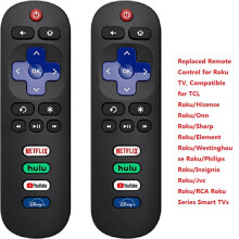 2 Packs Compatible ROKU General remote control Remote Control for Roku TV Netflix youtube
