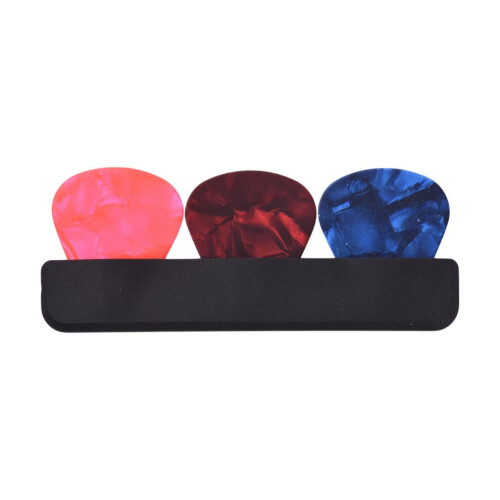 Guitar Pick Holder with Guitar Picks Adhesive Back 1