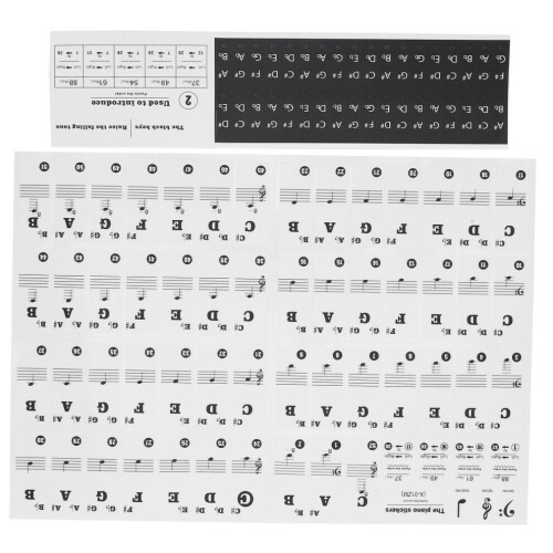 Piano Key Sticker Electronic Organ Universal Keys 1