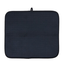 Tapete de secagem de louça extragrande, esponja de microfibra superabsorvente de 40 x 45 cm, reutilizável e lavável na máquina para fácil