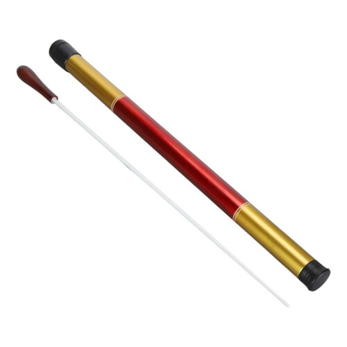 Orkestdirigentstok van glasvezel en rood 2