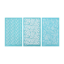 Zelfgemaakte, herbruikbare zeefdrukstencils van polymeerklei