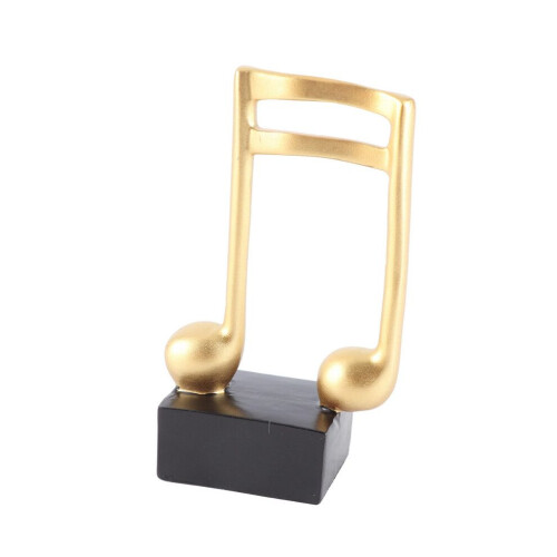Music Note Figurine Resin Desktop Statue Musical 2