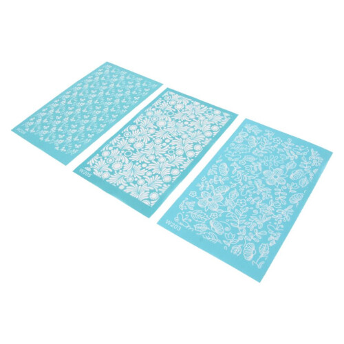 Polymer Clay Silk Screen Stencils DIY Reusable 2
