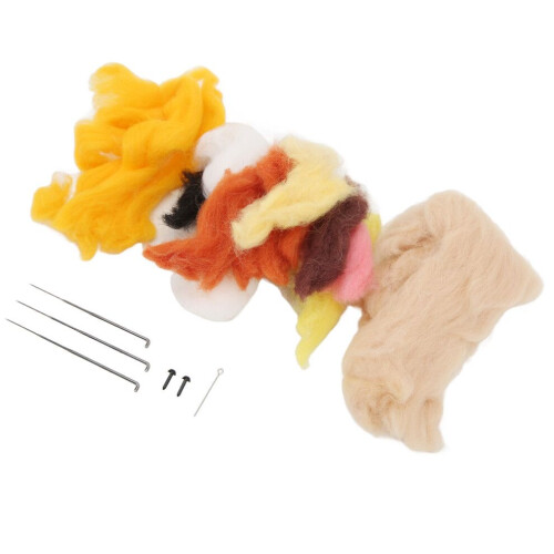 Needle Felt Kit Cute Bear Style DIY Making 2