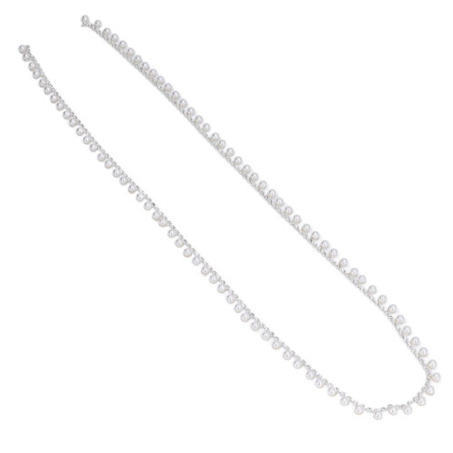 Perlen-Strasskette, 1 Yard (ca. 91 cm), glänzend 1