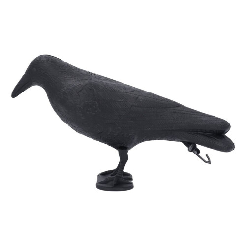 Plastic Crow Decoy Black Raven for Hunt with Foot 1