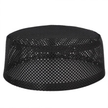 Sombrero de oración musulmán de tela de algodón y poliéster