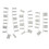 Piano Keyboard Stickers Removable Design 88 Keys 5