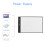 A4 Ultra-Thin LED Light Box with Dimming, Scaled Board & Clamp 10