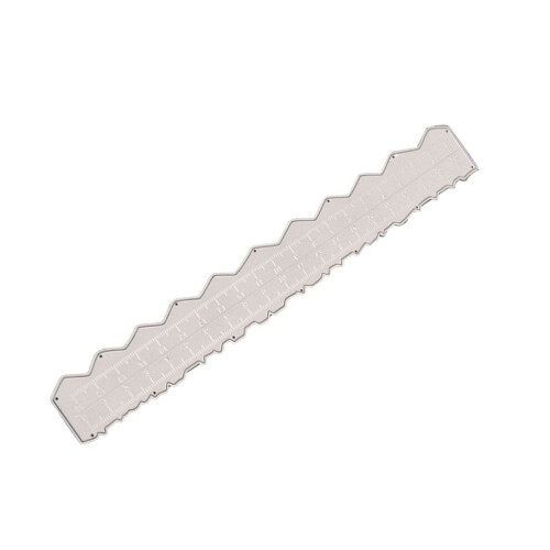 Paper Tearing Ruler Carbon Steel Irregular Edge 2