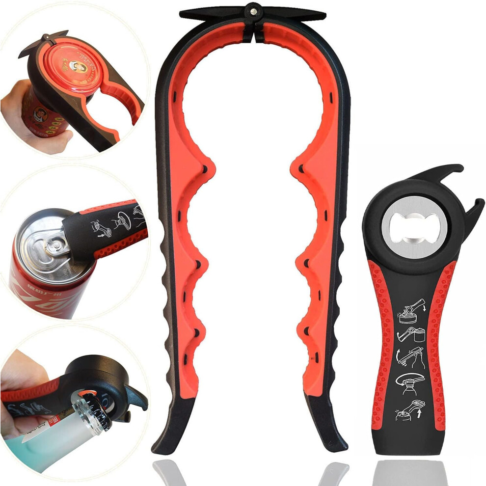 Effortless Lid Opening, Jar Opener For Weak Hands, Non Slip Ergonomic Design Ensures Hassle-Free Opening For Seniors And Arthritis Sufferers, Safe Lid