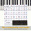 Aufkleber-Set für Klaviertasten, abnehmbar 3