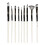 9pcs Gouache Watercolour Brushes Nylon Wool 1