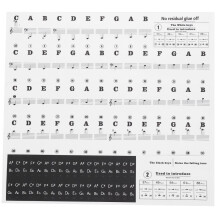 Piano-Aufkleber, abnehmbare Tastatur für elektronisches Klavier