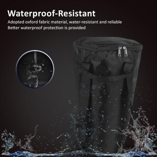 Tragbare wasserdichte schwarze Schultertrommel 2