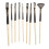 9pcs Gouache Watercolour Brushes Nylon Wool 3