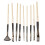 9pcs Gouache Watercolour Brushes Nylon Wool 4