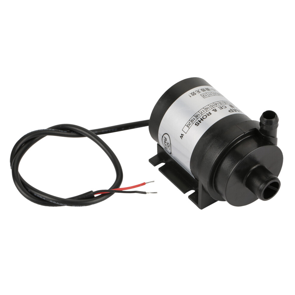24V 10W Brushless Circulation Pump High Temp Resistance Quiet Operation Black 8411362775642