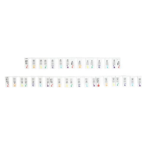 Piano Keyboard Sticker 61 Keys Label Removable