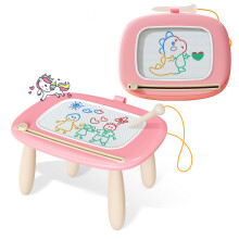 Kikidex Magnetic Drawing Board, Toddler Girl Toys for 1-2 Year Old, Doodle Board Pad Learning and Educational Toys for 1 2 3 Year Old Baby Kids