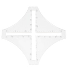 Quiltlineal DIY Transparentes Kunststoff Vierecken
