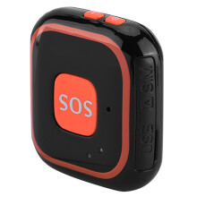 Mini GPS-Tracker für Kinder SOS-Standortgerät RF-V28, 10-15 m Genauigkeit, Schwarz