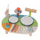 Kinder-Schlagzeug-Set, multifunktionale Trommel 9