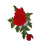 Rosenpatch 26 x 18 cm, exquisite Textur, strapazierfähig 2