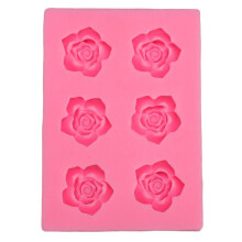 Rose Shape Silicone Tray Non Stick Heat Resistant
