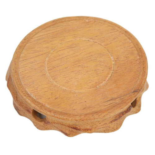 Rund träbas multifunktionell retro carving 2