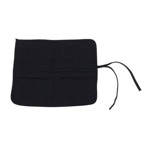 Aufrollbarer Pinselhalter mit 22 Fächern, Leinwand offen