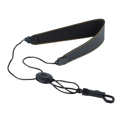 Saxophone Strap Leather Metal Hook Adjustable