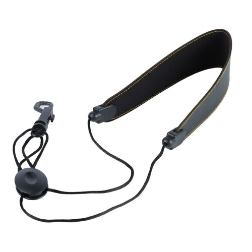 Saxophone Strap Leather Metal Hook Adjustable 2