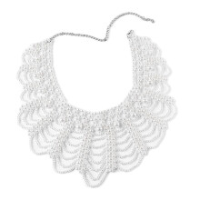 Fake Detachable Collar Petal Design Imitation Neckband For Dress Shirts And Skirts Model 1597 Teen Girls