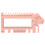 Ruler Plastic Sheep Shape Crochet Sweater Knitting 1
