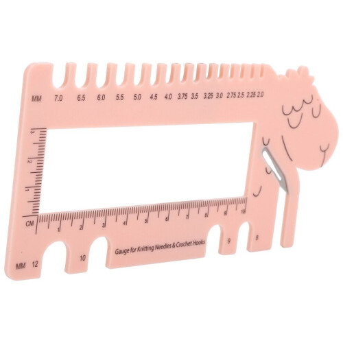 Ruler Plastic Sheep Shape Crochet Sweater Knitting 2