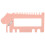 Ruler Plastic Sheep Shape Crochet Sweater Knitting 4
