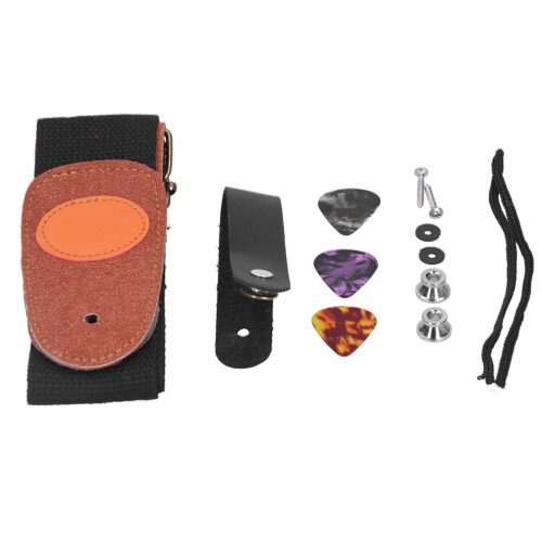 Gitarrrem Halsrem Celluloidplektrum med 1