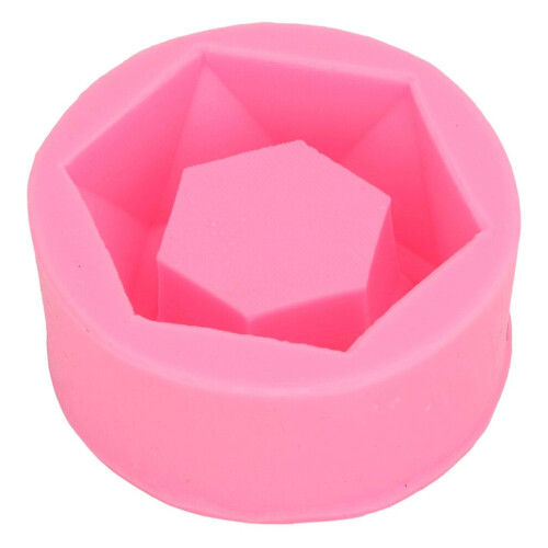 Silicone Flower Pot Mould Hex Reusable Succulent