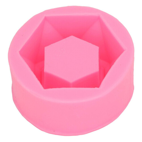Silicone Flower Pot Mould Hex Reusable Succulent 1