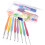 53pcs Crochet Hooks Set Rubber Handle Soft 1