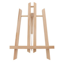 Kleine schildersezel 30 cm/11,8 inch, houtkleur, grenenhout.