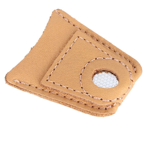 Sewing Finger Sleeve Knitting Thimble Leather 2