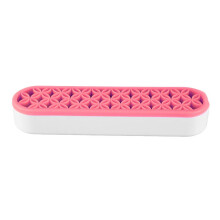Porta brochas de maquillaje de silicona con ranuras surtidas y ligero