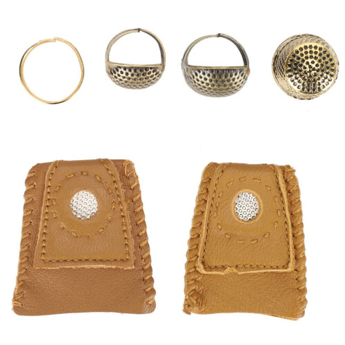 Sewing Thimble Kit Finger DIY Handwork Protector 2