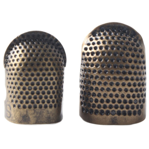 Thimble Metal Retro Sewing Thimbles Adjustable 1
