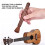 Solid Wood Violin Care Tool Rosin Brush Musical 3