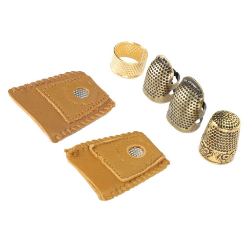 Sewing Thimble Kit Finger DIY Handwork Protector 1