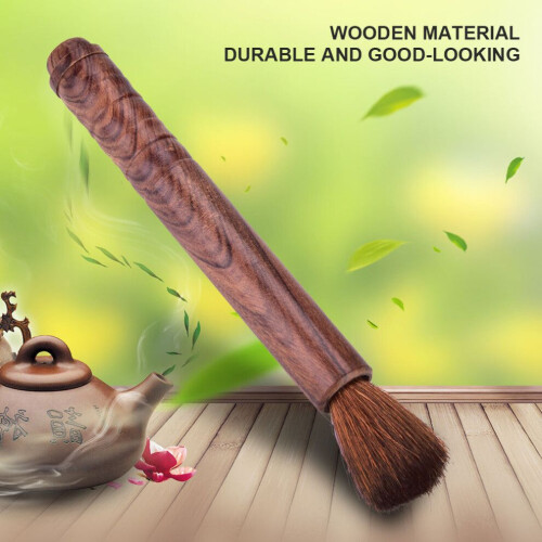 Solid Wood Violin Care Tool Rosin Brush Musical 1